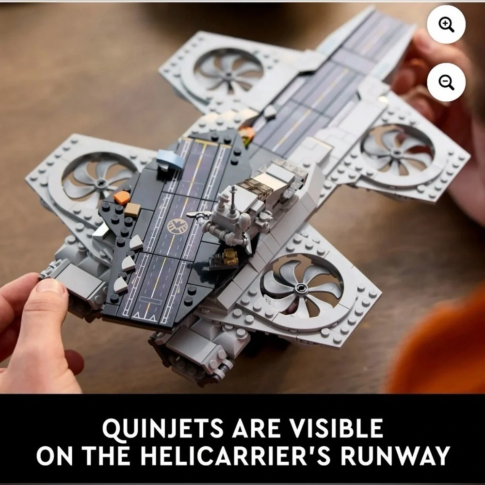 LEGO Marvel The Avengers Helicarrier Building Set for Adults Gift for Christmas
